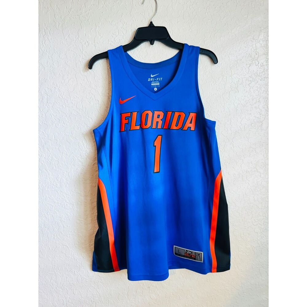 Florida Gators Nike Elite #1 Basketball Jersey Men’s Large